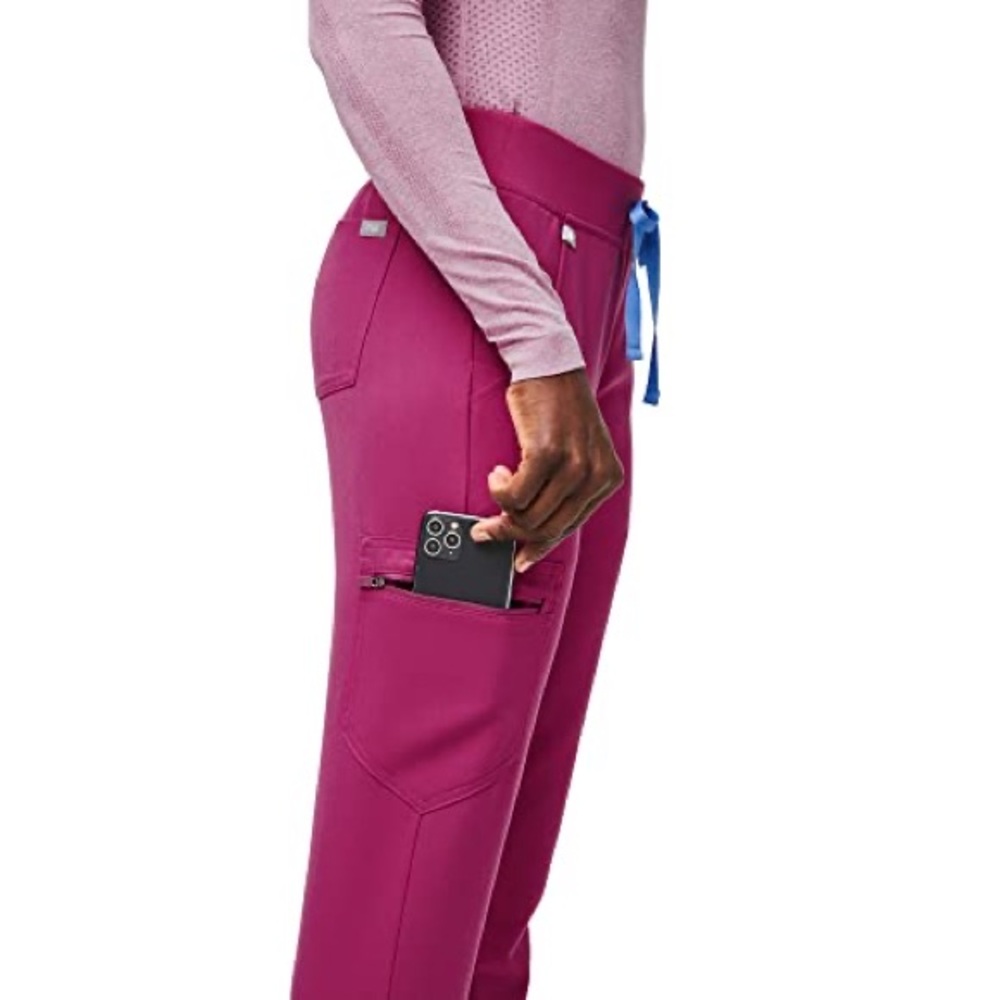 Figs Women's Pants in Raspberry Sorbet
